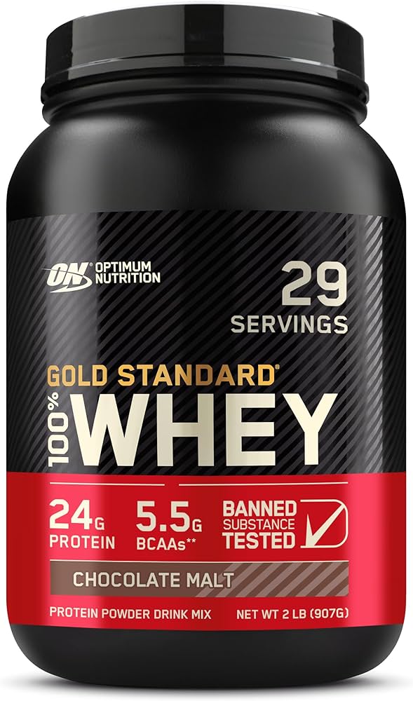Optimum Nutrition, Gold Standard 100% Whey protein, 2 lb (907 g)