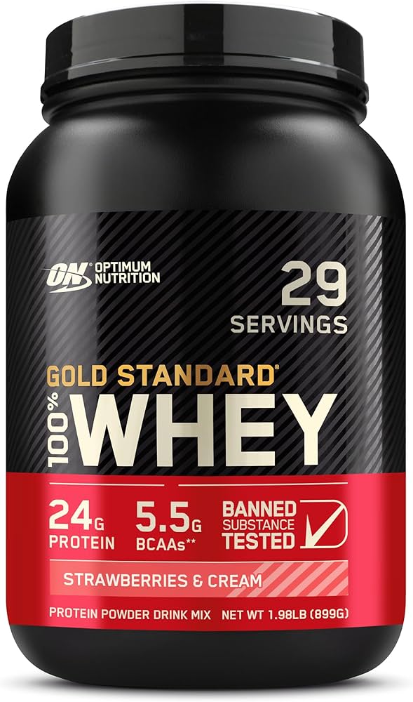 Optimum Nutrition, Gold Standard 100% Whey protein, 2 lb (907 g)