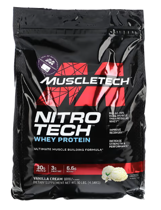 MUCLETECH NITRO TECH Whey Protein 4,54 KG