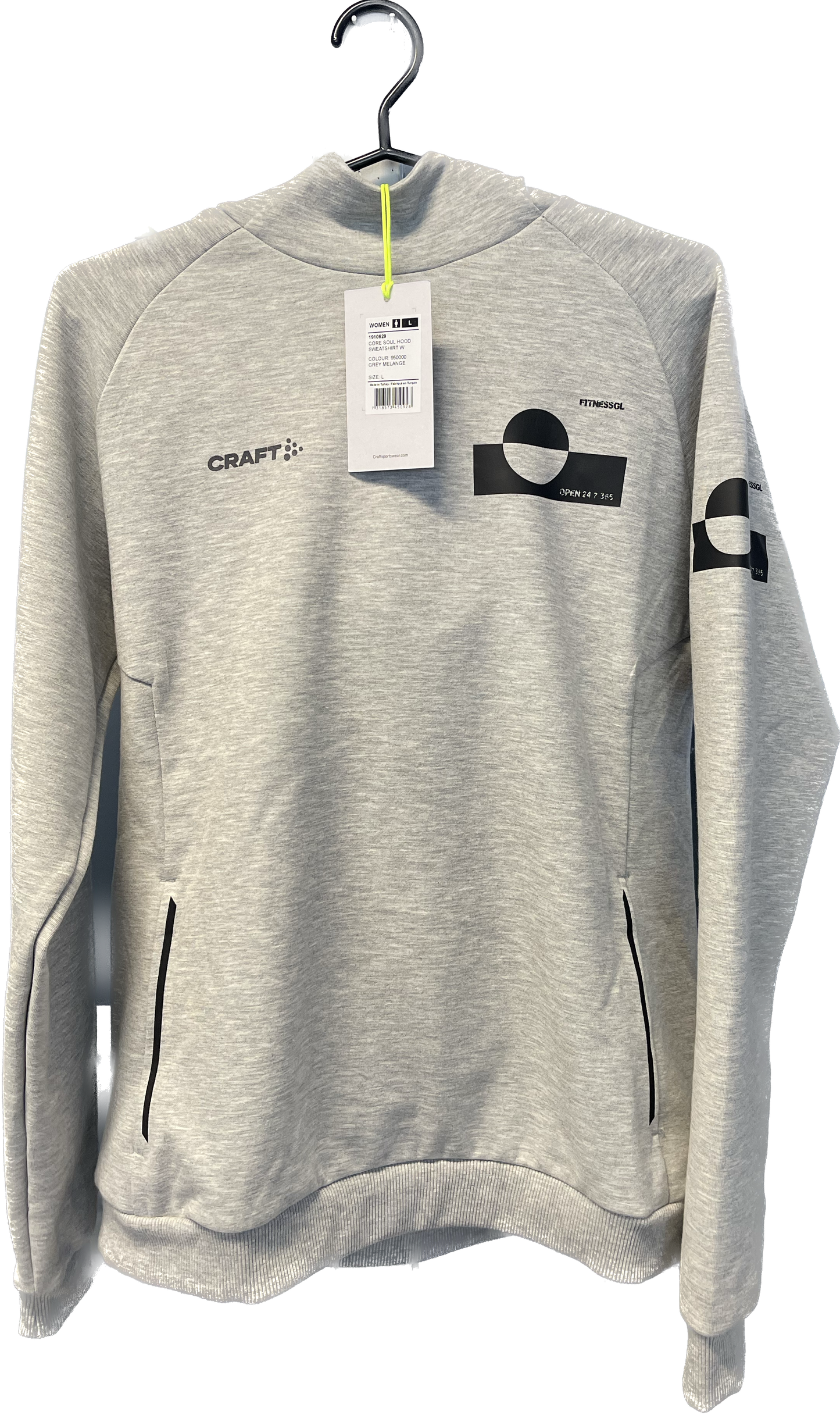fitnessgl hoodie womens (grey)