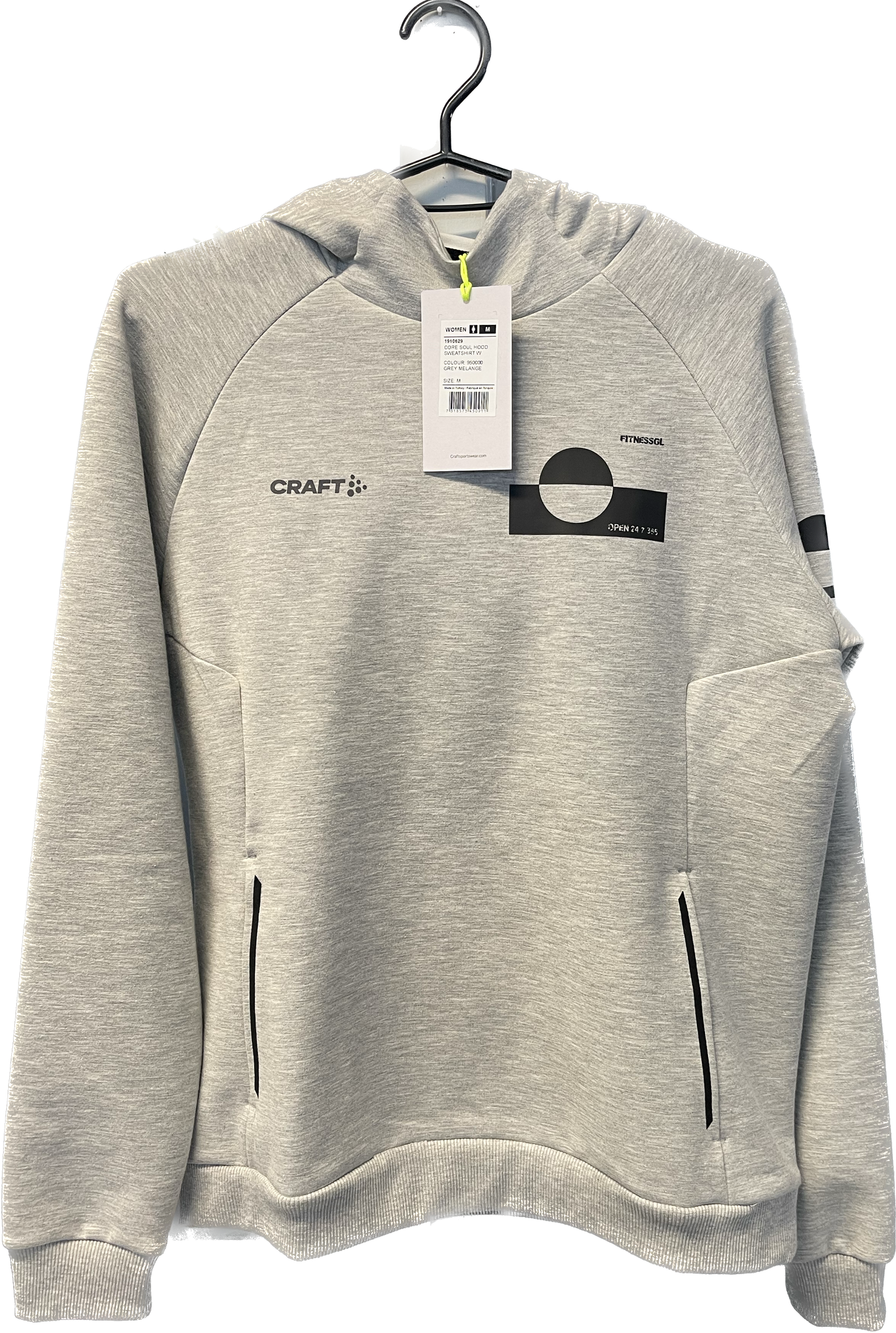 fitnessgl hoodie womens (grey)