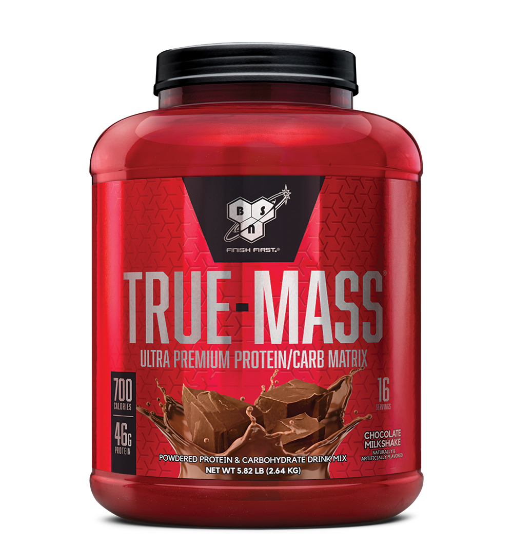 BSN, True-Mass, Ultra Premium Protein/Carb Matrix, Chocolate Milkshake, 5.82 lbs (2.64 kg)