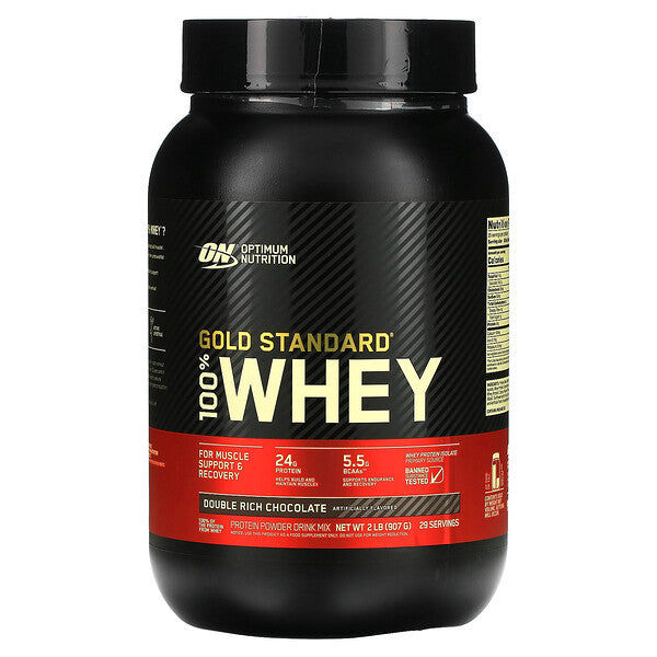 Optimum Nutrition, Gold Standard 100% Whey protein, 2 lb (907 g)