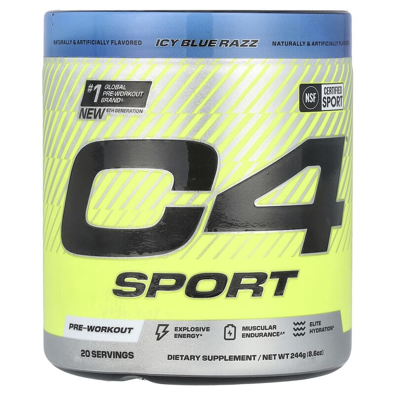 Cellulor, C4 pre-workout original 30 og 60 servingsý