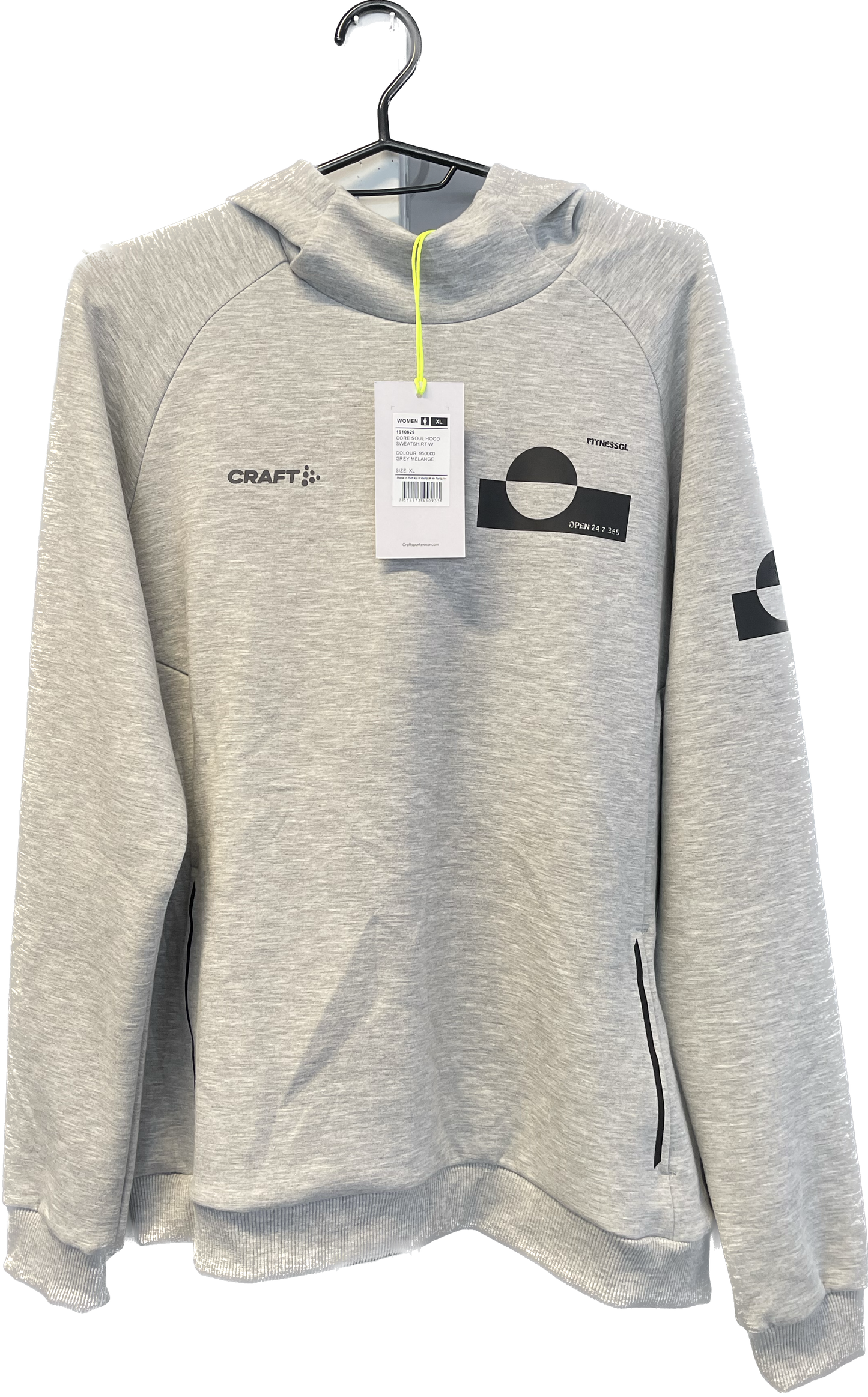 fitnessgl hoodie womens (grey)