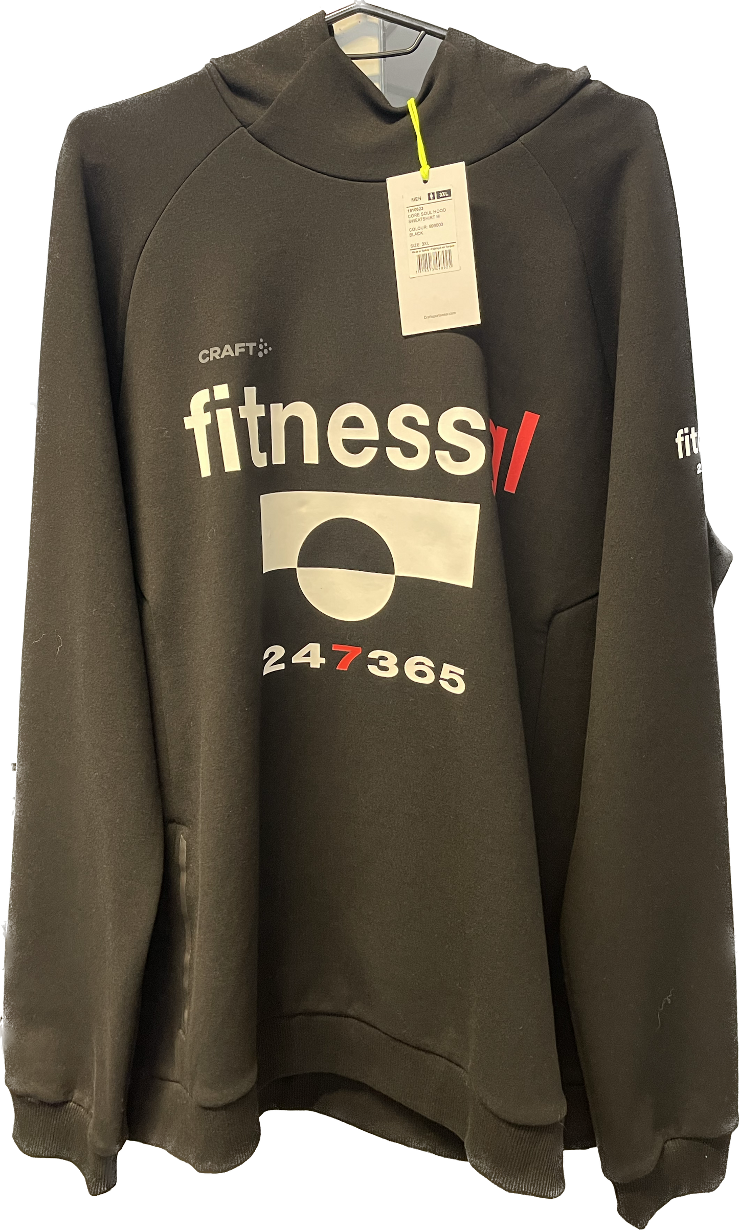 fitnessgl hoodie mens (black)