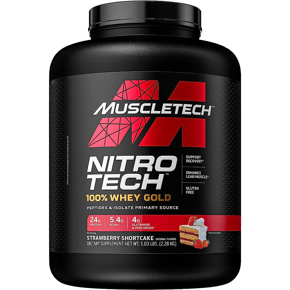 Muscletech nitro tech 100% whey gold, 910g