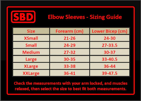 SBD Elbow sleeves